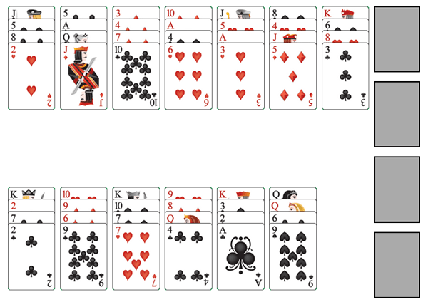 Péktucat pasziánsz